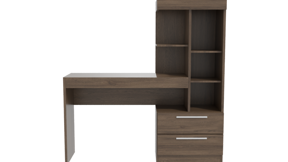 Stylish Home Office Workstation 3D - Professional 3D Model Render 11