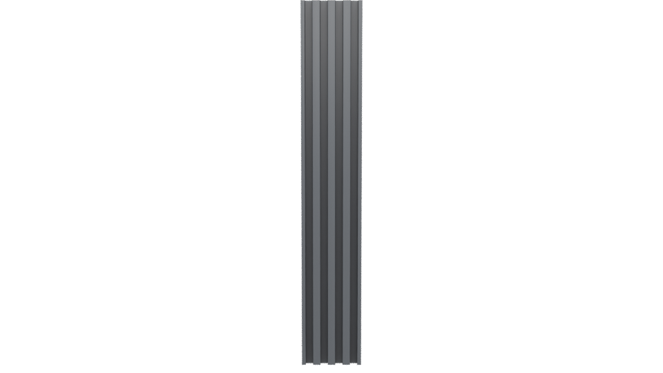 Sleek Vertical Panel 3D Model - Professional 3D Model Render 5
