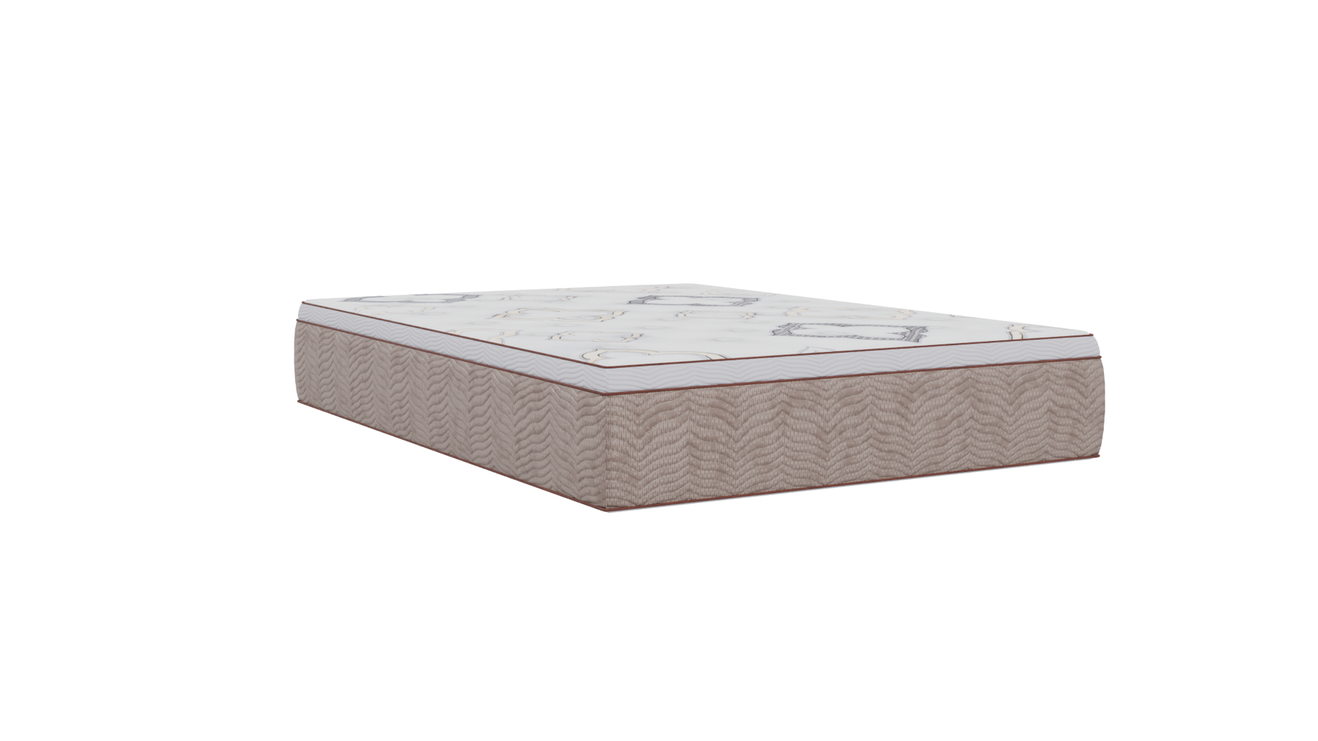 Luxurious Memory Foam Mattress 3D Model - Professional 3D Model Render 4