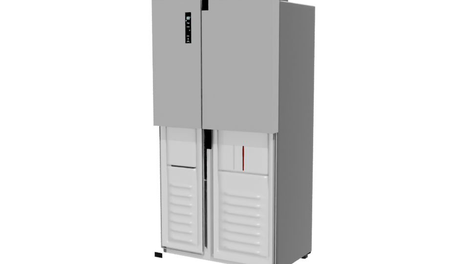 Side by Side Refrigerator LG Model 3D - Professional 3D Model Render 12
