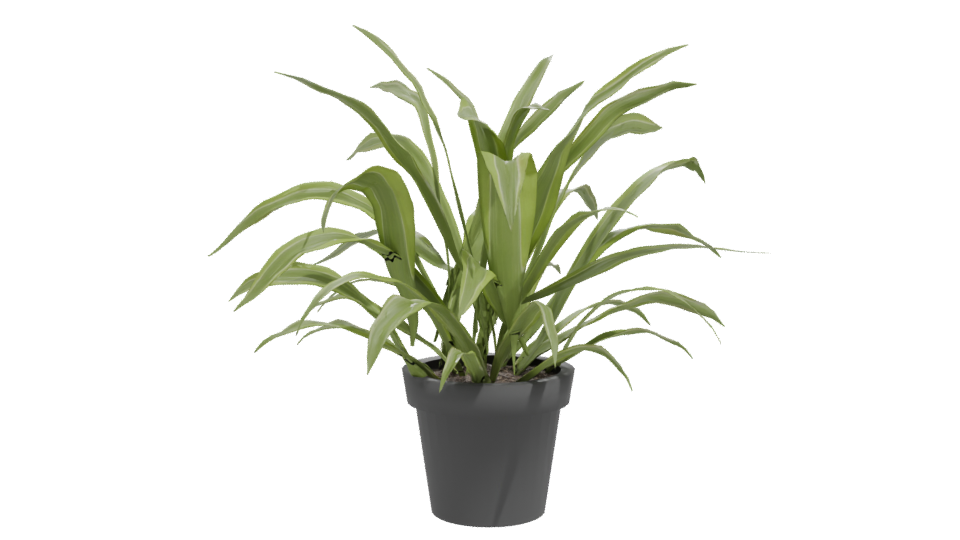 Artificial Plant in Pot 3D Model - Professional 3D Model Render 11