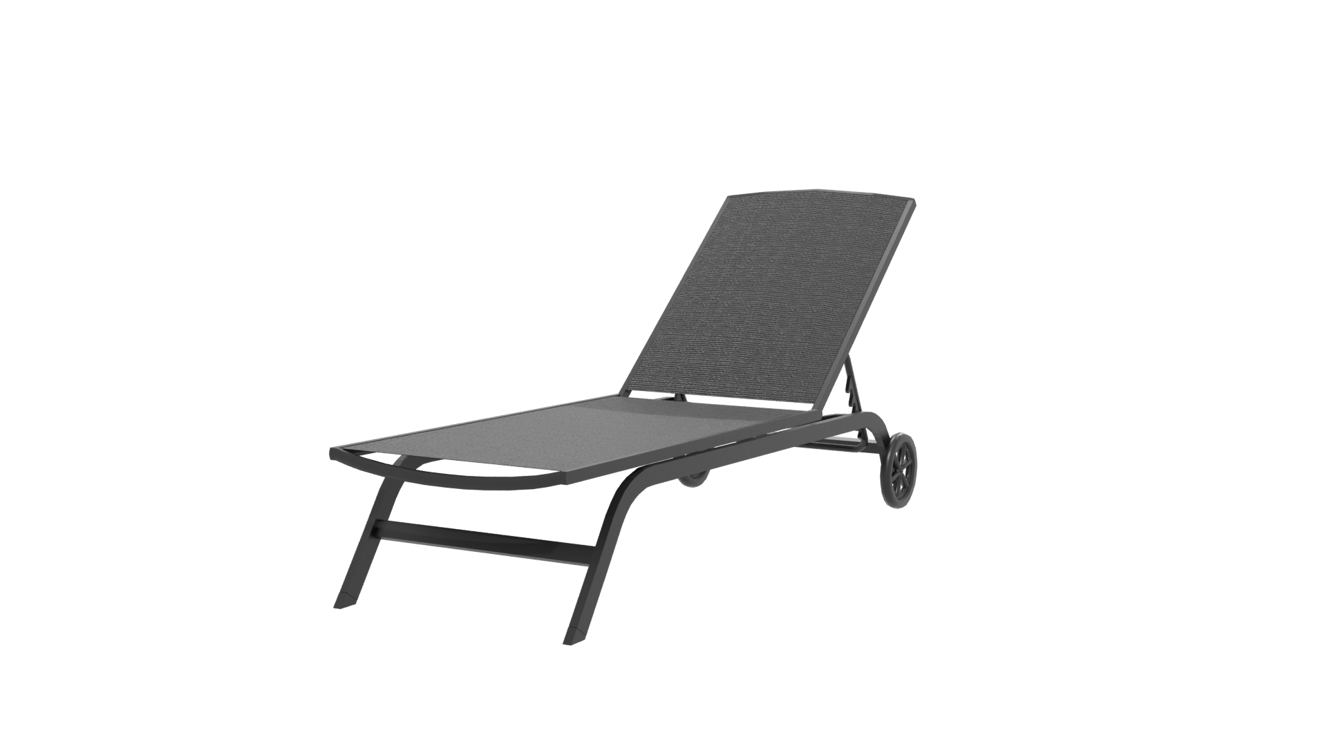 Outdoor Chaise Lounge Chair 3D - Professional 3D Model Render 12