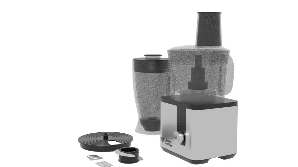 Stylish Kitchen Appliance Set 3D Model - Professional 3D Model Render 13