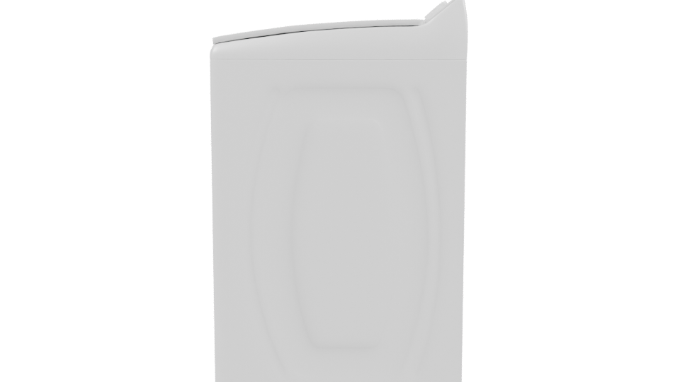 Compact Top-Loading Washing Machine 3D Model - Professional 3D Model Render 2