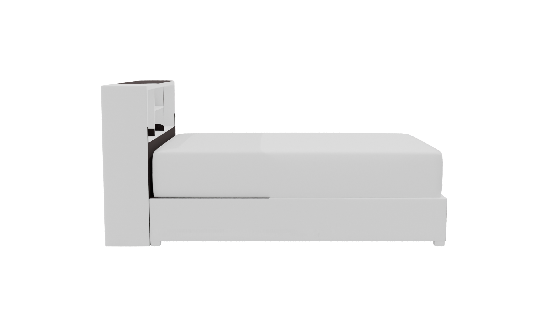 Stylish Modern Bed Model 3D - Professional 3D Model Render 8