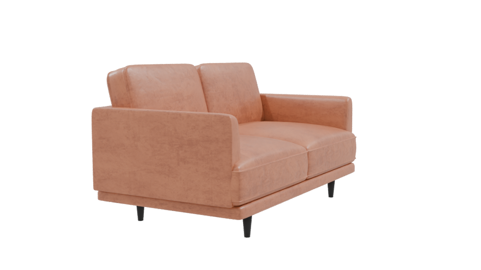 Contemporary Two-Seater Sofa 3D Model - Professional 3D Model Render 9