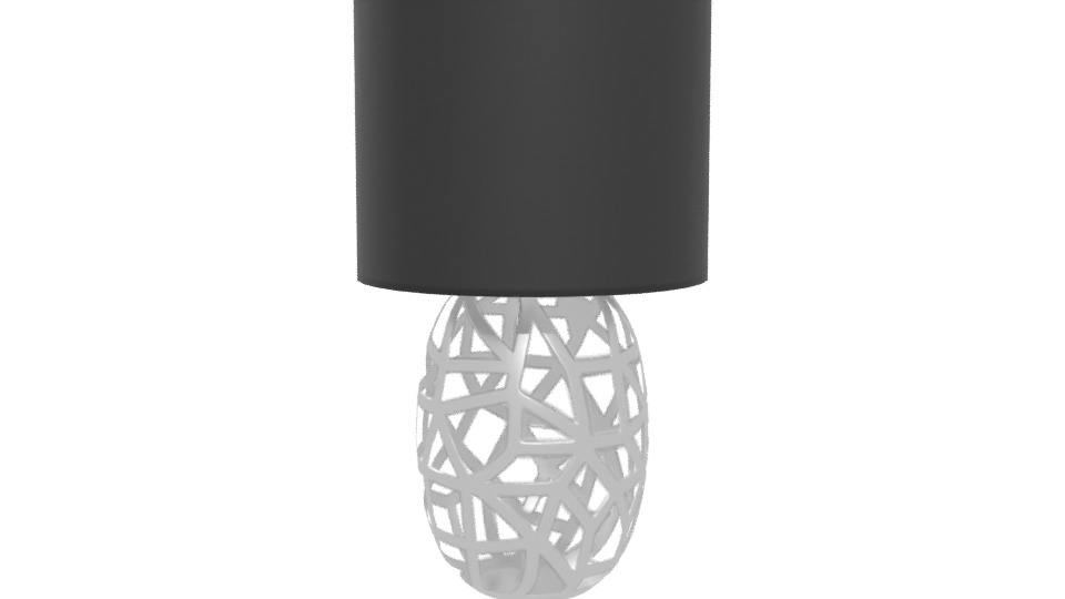 Elegant Black Table Lamp 3D - Professional 3D Model Render 5