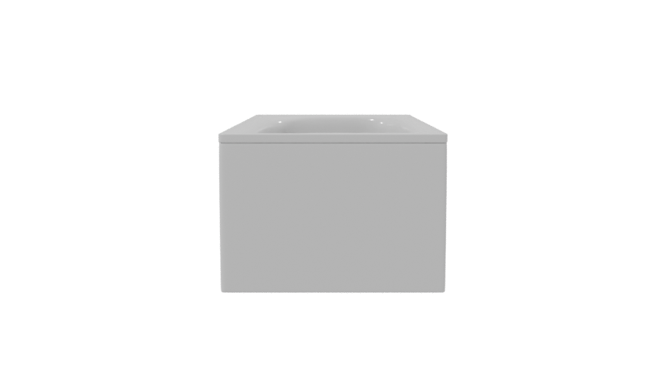 Sleek Modern Freestanding Bathtub - Professional 3D Model Render 8