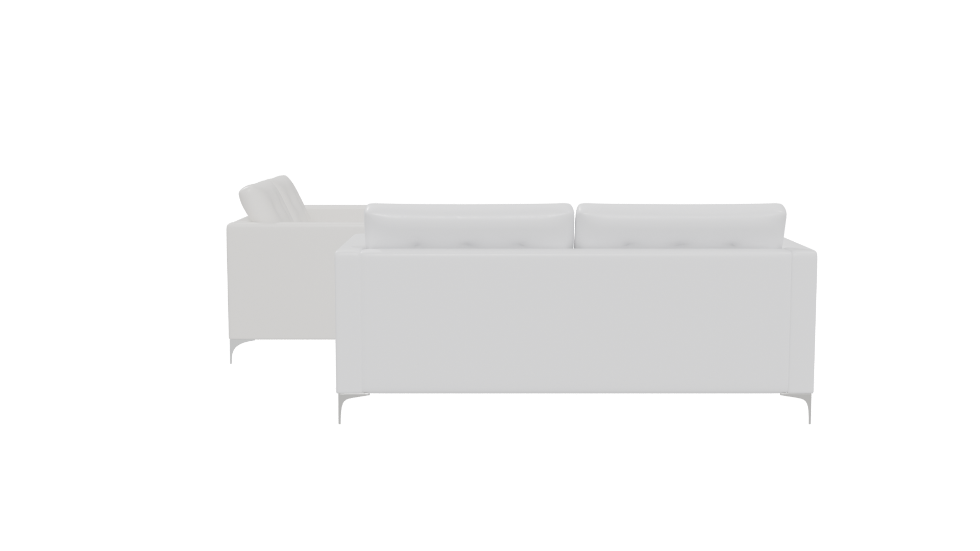 Luxurious Modern Sectional Sofa 3D Model - Professional 3D Model Render 5