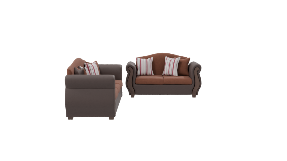 Elegant Leather Sofa Design 3D - Professional 3D Model Render 8