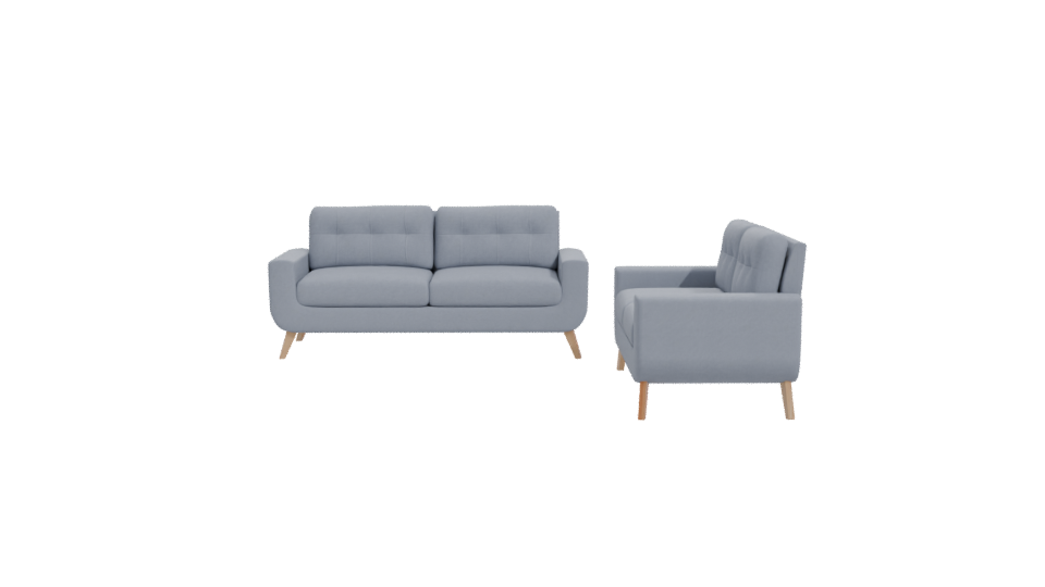 Stylish Modern Sofa Set 3D - Professional 3D Model Render 11