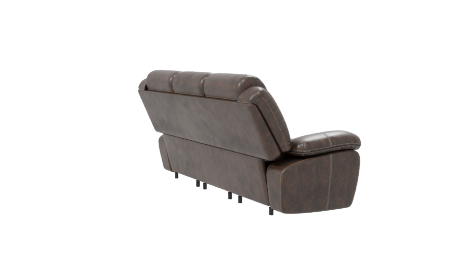 Stylish Leather Sofa 3D Model - Professional 3D Model Render 7