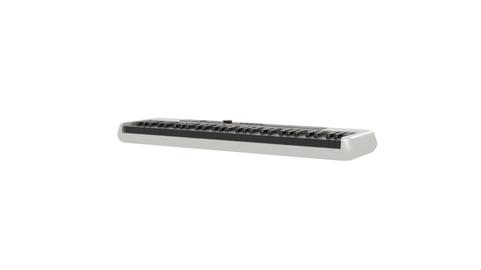 Stylish Digital Keyboard Model - Professional 3D Model Render 12
