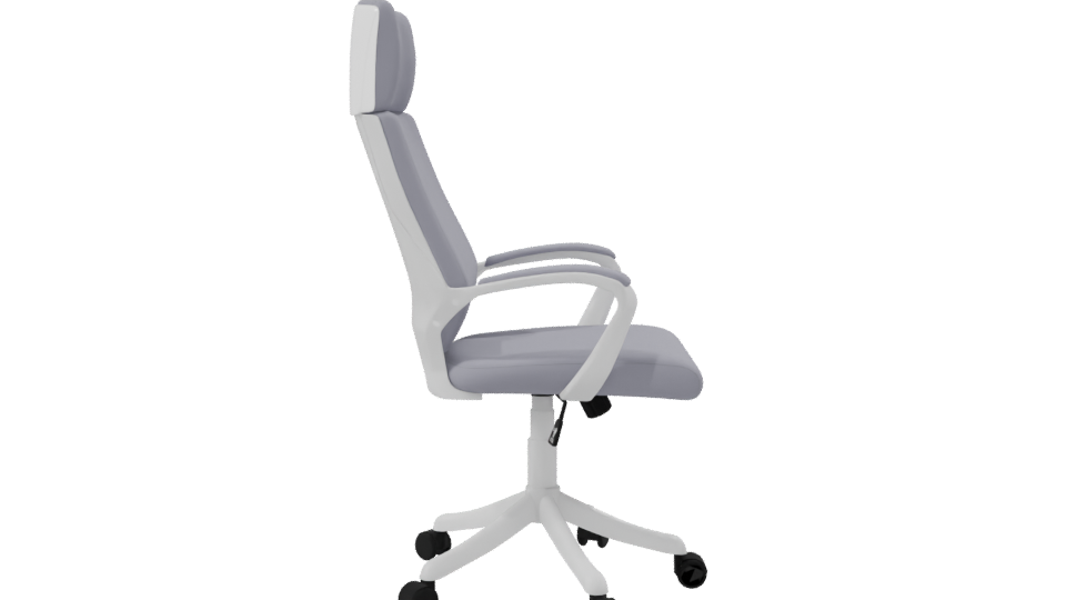 Elegant Ergonomic Office Chair 3D Model - Professional 3D Model Render 8