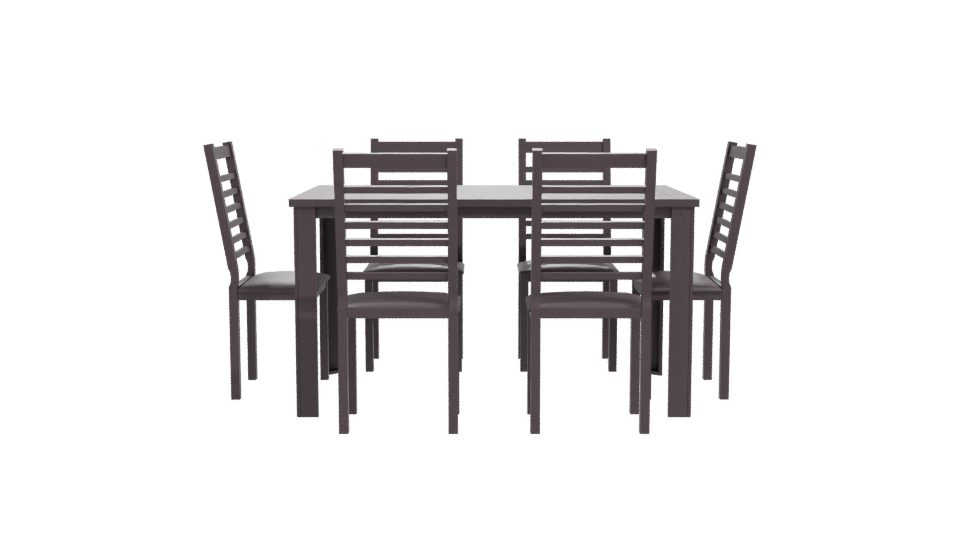 Stylish Modern Dining Table Set - Professional 3D Model Render 11