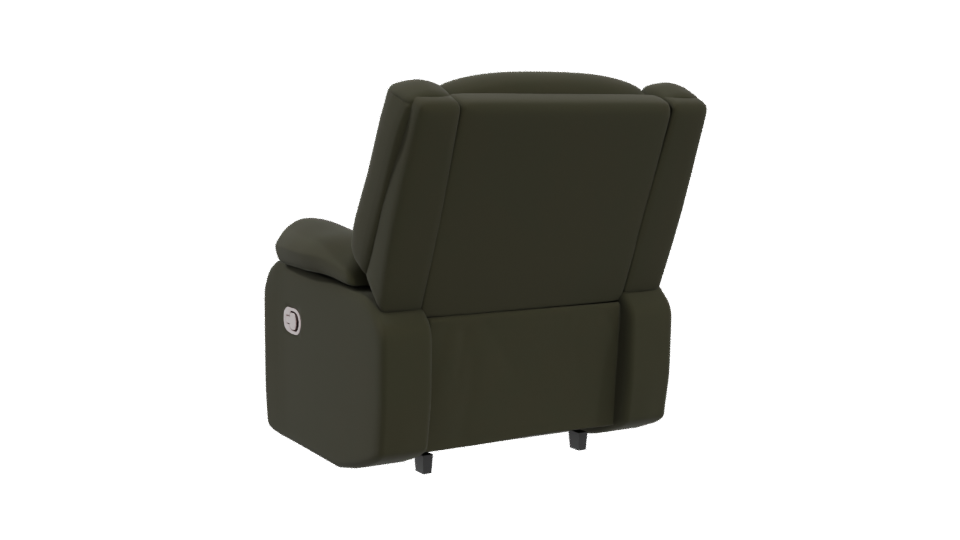 Individual Reclining Chair 3D Model - Professional 3D Model Render 4