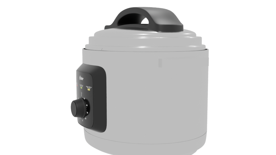 Compact Electric Cooker 3D Model - Professional 3D Model Render 13
