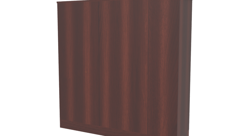 Elegant Wooden Storage Cabinet 3D - Professional 3D Model Render 6
