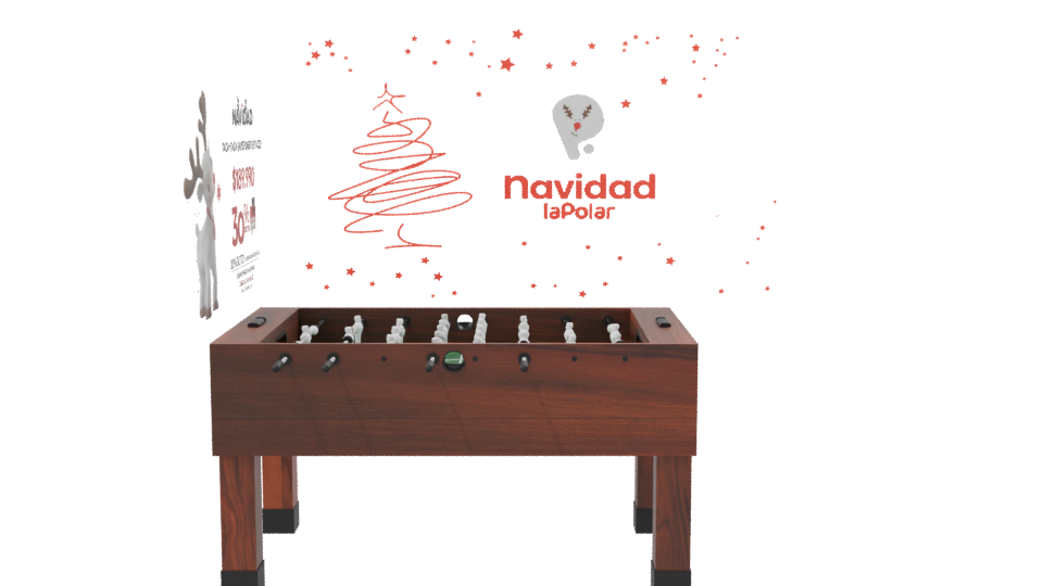 Foosball Table 3D Model - Professional 3D Model Render 8