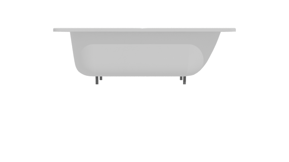 Elegant Freestanding Bathtub Model - Professional 3D Model Render 11
