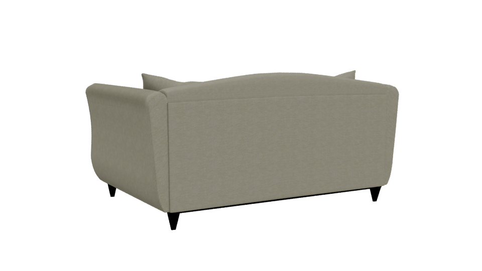 Modern Fabric Sofa with Cushions 3D Model - Professional 3D Model Render 4