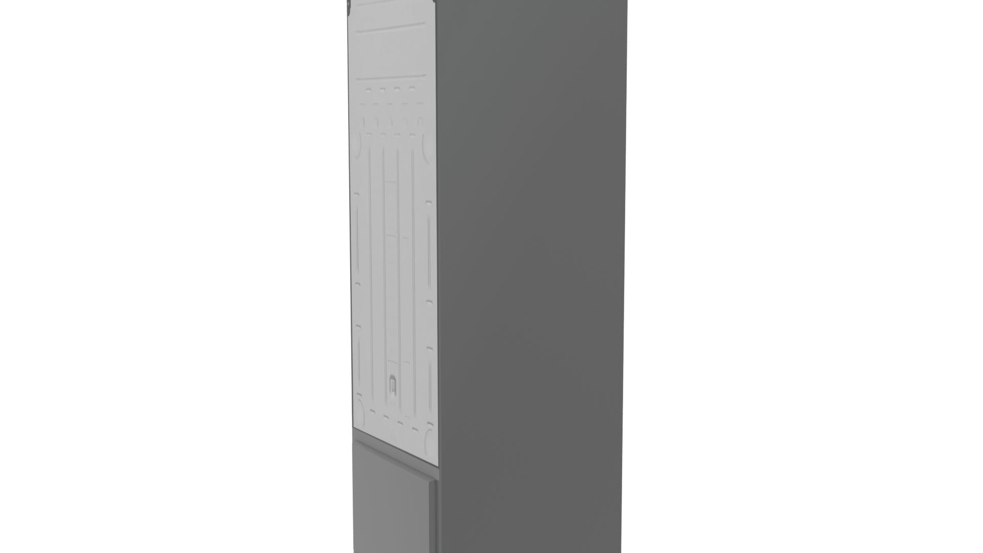 Elegant White Refrigerator 3D Model - Professional 3D Model Render 7