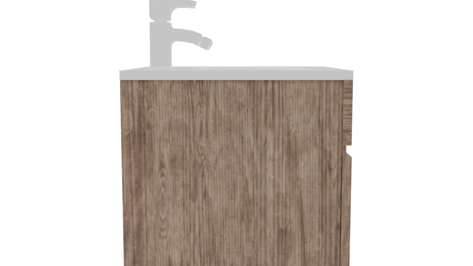 Stylish Modern Bathroom Sink Unit 3D Model - Professional 3D Model Render 8