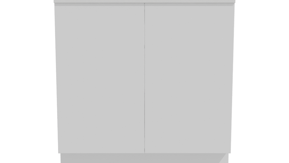 Stylish Modern Bathroom Vanity - Professional 3D Model Render 11