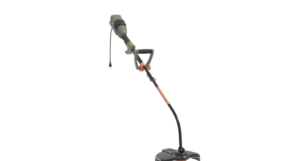 Electric Grass Trimmer Model 3D - Professional 3D Model Render 10