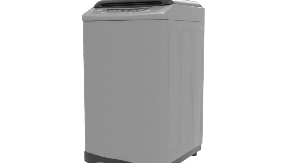 Sleek Modern Washing Machine 3D - Professional 3D Model Render 12