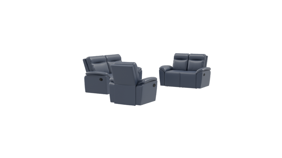 SALA 321 Reclining Sofa Set 3D - Professional 3D Model Render 9
