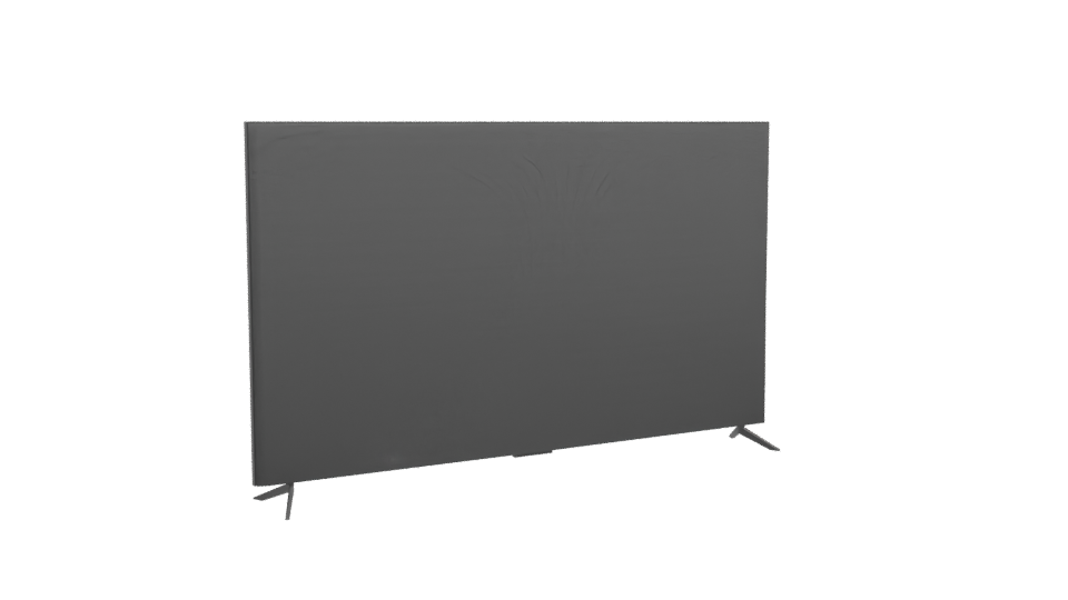 Sleek Ultra-Thin LED TV 3D Model - Professional 3D Model Render 4