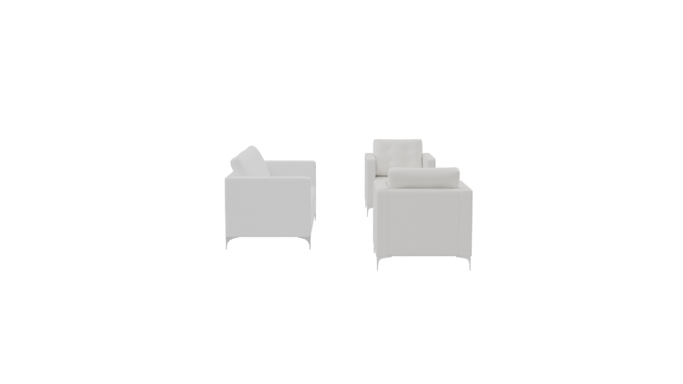 Stylish Minimalist Sofa Set 3D - Professional 3D Model Render 8