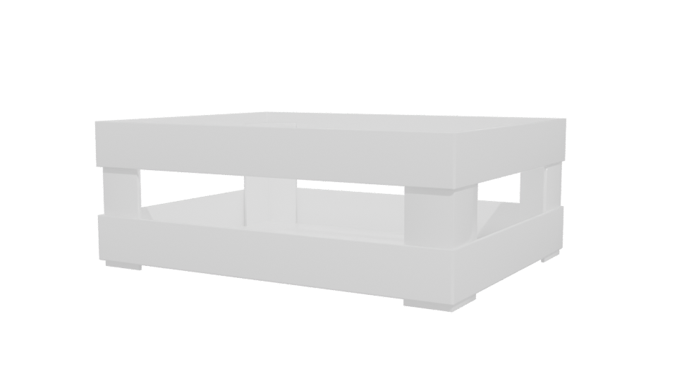 Stylish Wooden Crate Model - Professional 3D Model Render 12