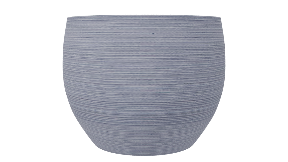 Stri Grey Fiber Pot 3D Model - Professional 3D Model Render 7