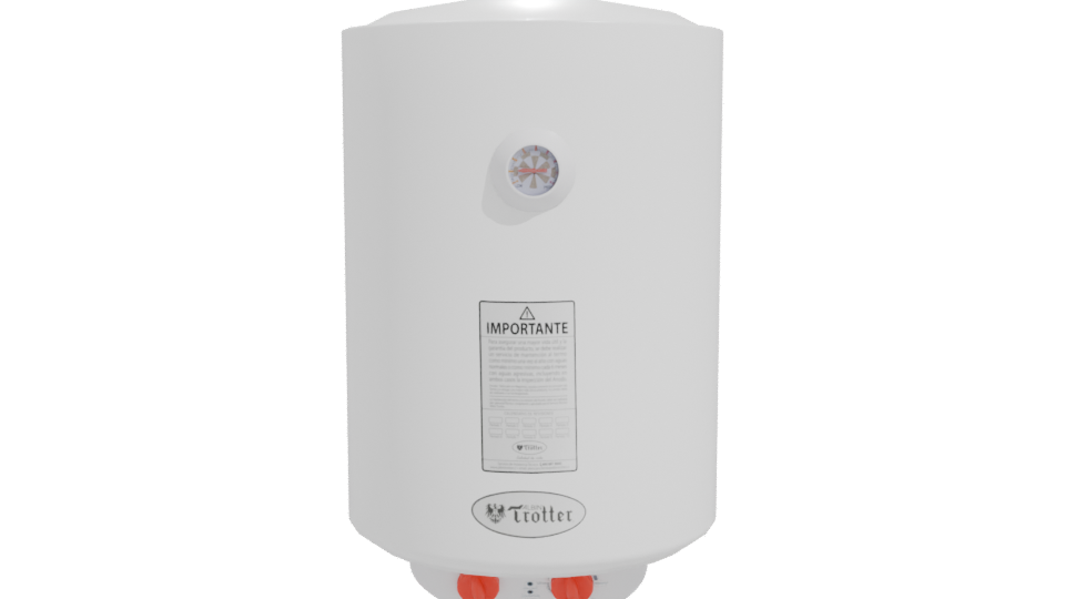 Stylish Electric Water Heater 3D - Professional 3D Model Render 11