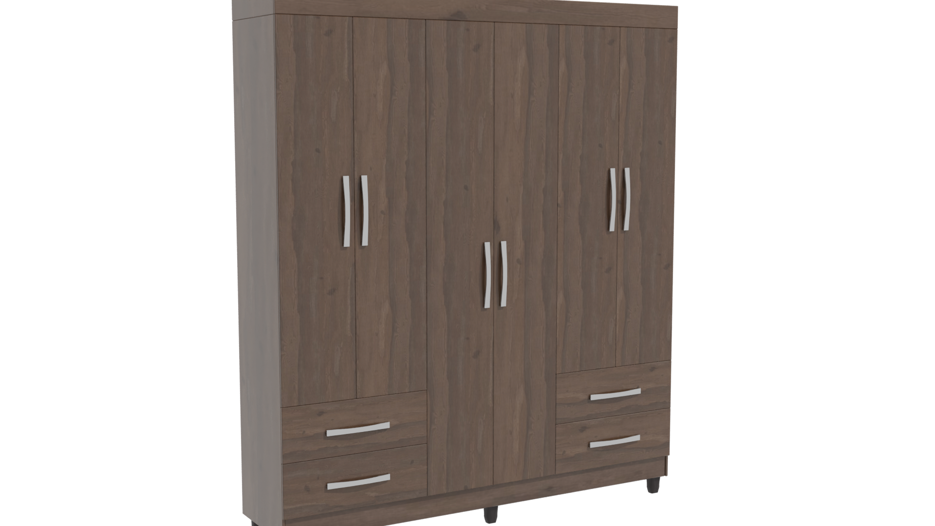 Stylish Wooden Cabinet 3D Model - Professional 3D Model Render 10
