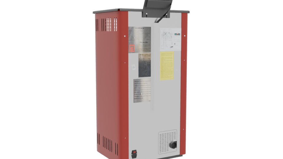 Calefactor Pellet Albtrot 3D Model - Professional 3D Model Render 4