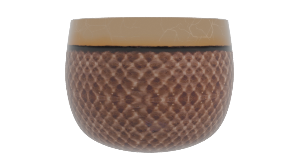 Stylized Decorative Container Model - Professional 3D Model Render 10