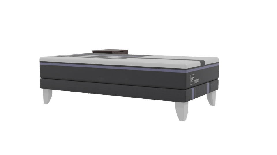 Modern Bed and Nightstand 3D - Professional 3D Model Render 9