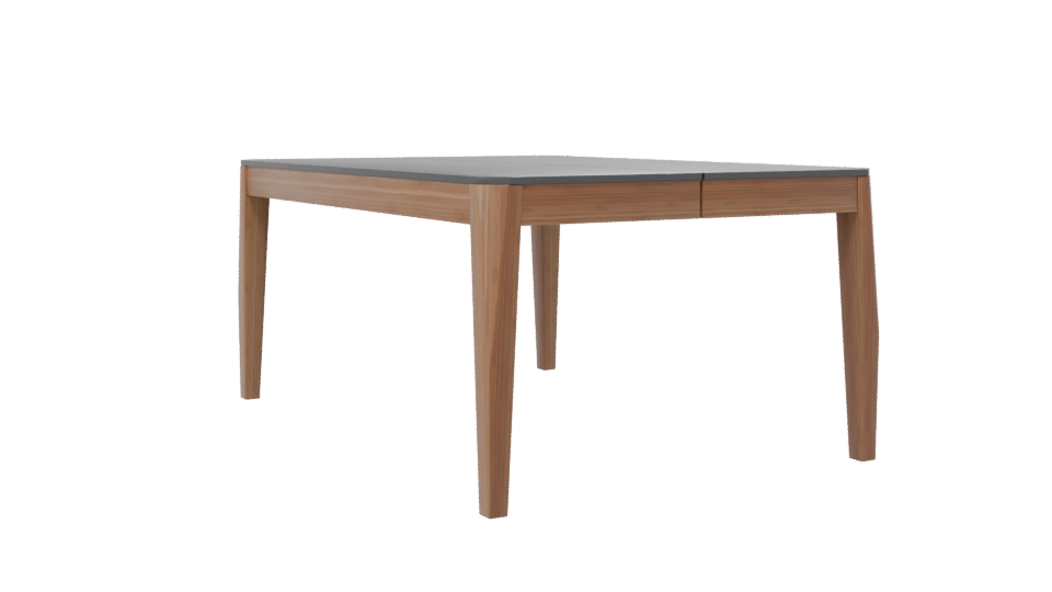 Stylish Wooden Dining Table 3D - Professional 3D Model Render 7