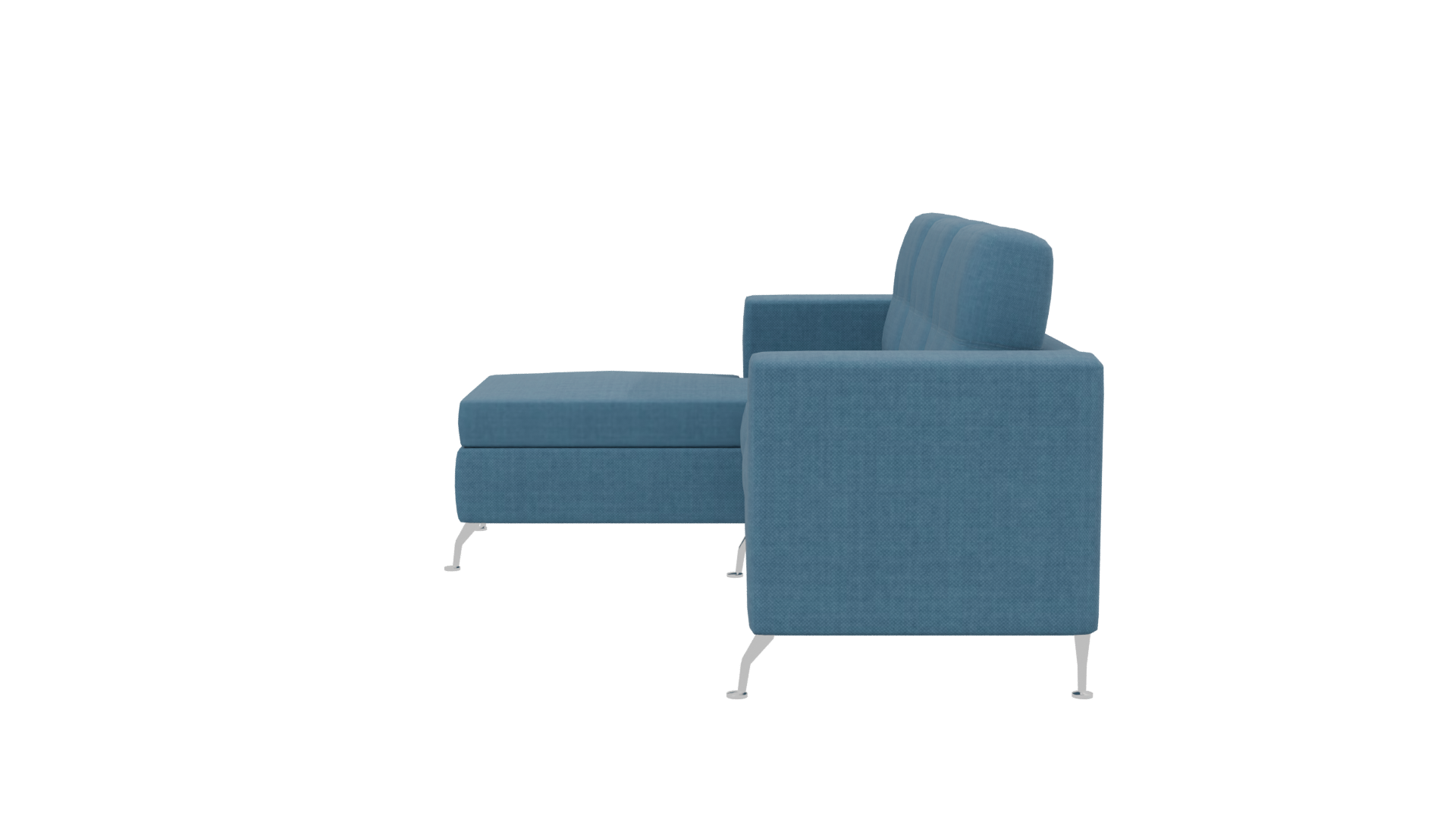 Contemporary Fabric Sofa Model - Professional 3D Model Render 2