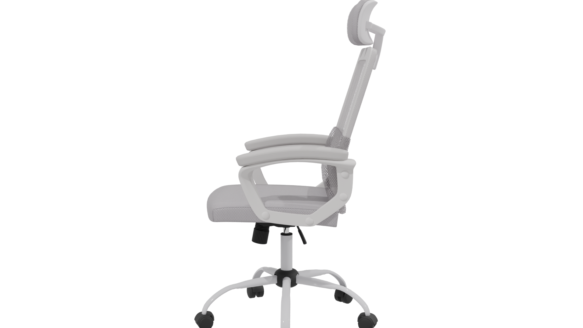 Ergonomic Office Chair Model - Professional 3D Model Render 2