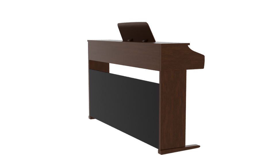 Stylish Digital Piano Model - Professional 3D Model Render 7