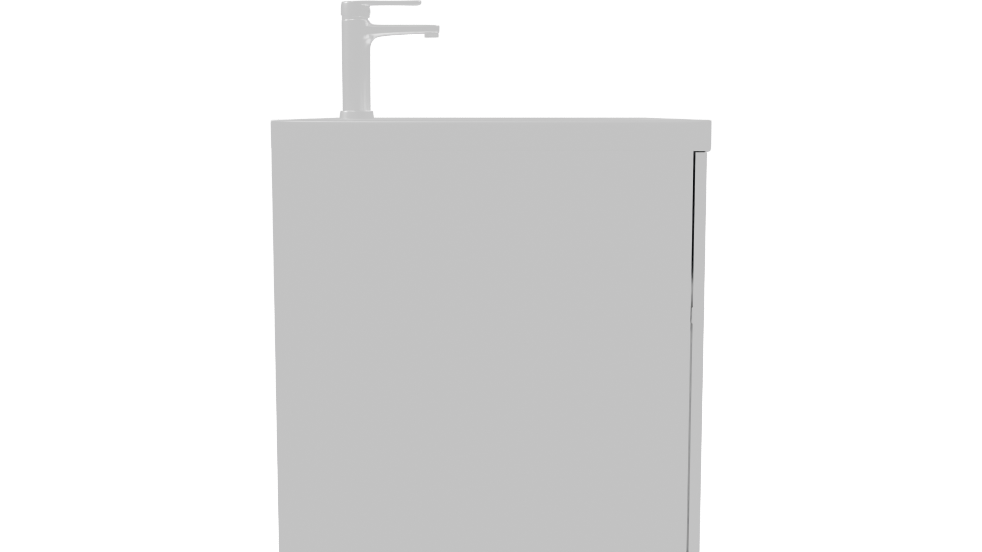 Contemporary Bathroom Vanity with Sink 3D Model - Professional 3D Model Render 20