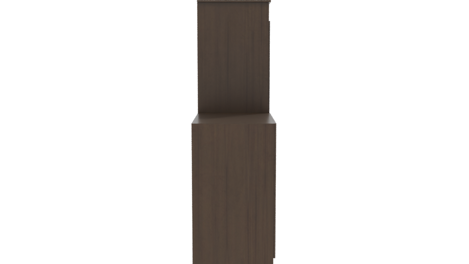 Elegant Wooden Storage Cabinet 3D Model - Professional 3D Model Render 8