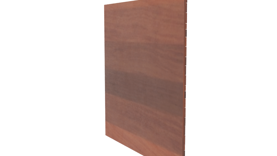 Stylish Wooden Wall Panel 3D - Professional 3D Model Render 7