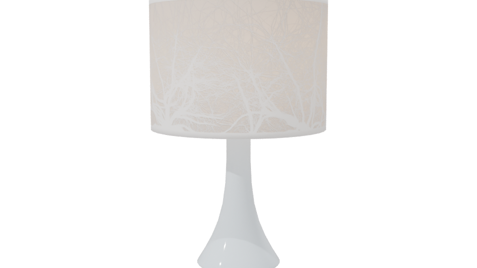 Stylish Touch Table Lamp 3D - Professional 3D Model Render 7