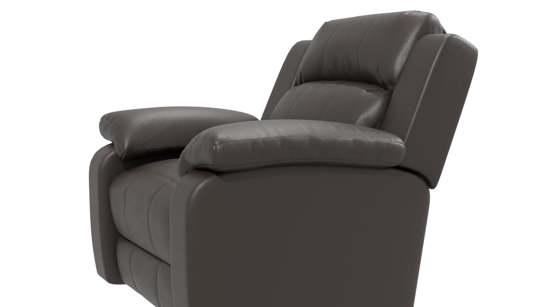 Leather Recliner Chair 3D Model - Professional 3D Model Render 13