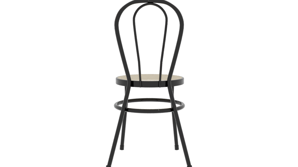 Classic Bistro Chair Model 3D - Professional 3D Model Render 5